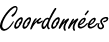 Coordonn&eacute;es